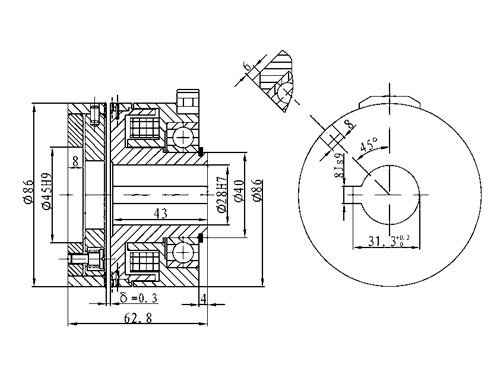 電磁離合器_電磁制動(dòng)器_廠家|DLYD-5A